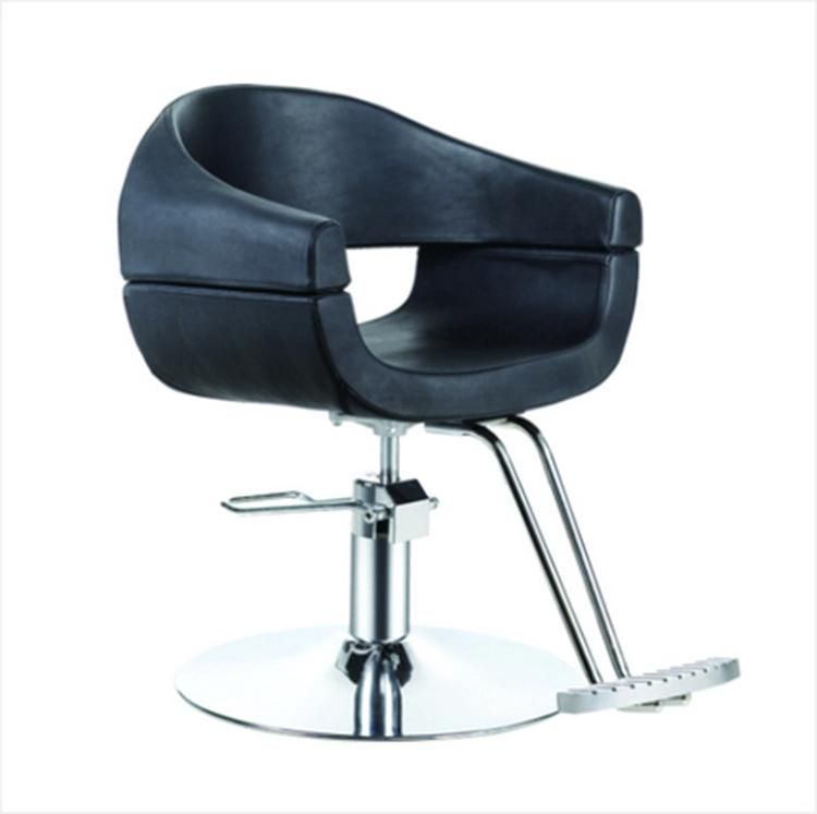 Hl-1136 Salon Barber Chair for Man or Woman with Stainless Steel Armrest and Aluminum Pedal