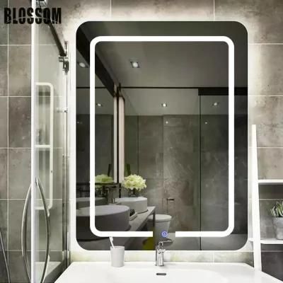 Hotel Bathroom Decorative Round Mirror LED Vanity Makeup Mirror with LED Lights