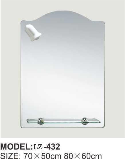 Customized Wholesale Bathroom Sliver Mirror with Light Irregular Furniture