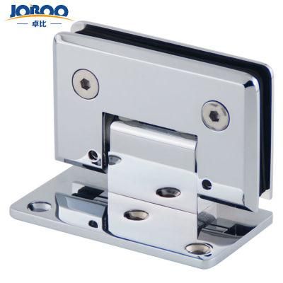 Wholesale Wall to Glass Bathroom Shower Enclosure Brass Heavy Duty Glass Door Adjust Hinges for Heavy Doors