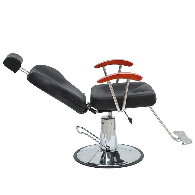 Hl-1188 Salon Barber Chair for Man or Woman with Stainless Steel Armrest and Aluminum Pedal