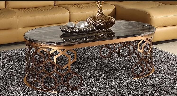 Black Glass Brass Frame Stainless Steel Coffee Table