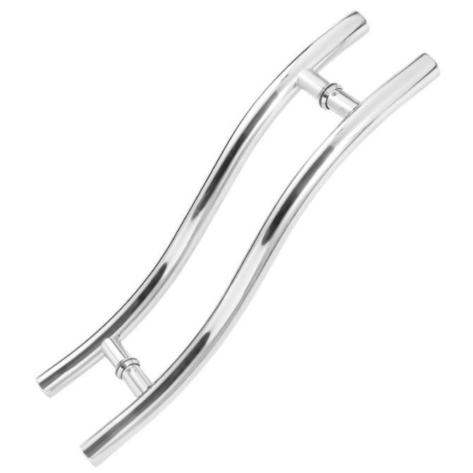 Stainless Steel Side Mount Bar Pull Handle for Glass Door Hardware