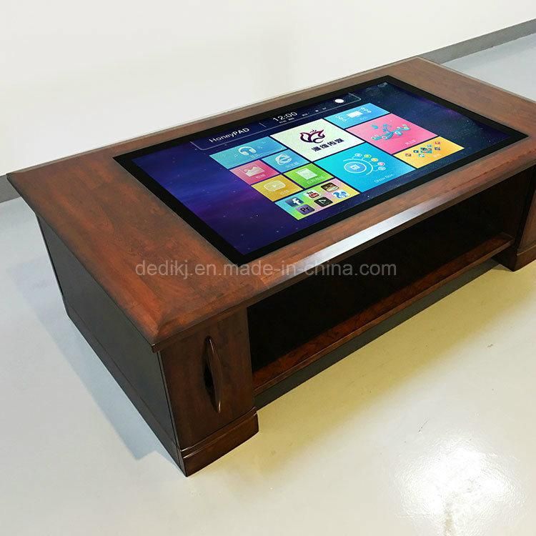 Dedi Design 55 Inch Wooden Restaurant Used Full HD Interactive Touch Table