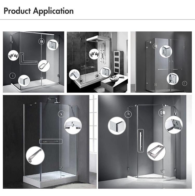 Stainless Steel Pull Handle Bathroom Glass Door Hardware Accessories Shower Door Handle (pH-049)