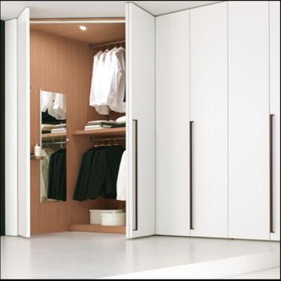 High Glossy White Open Door Wardrobe (FY0568)