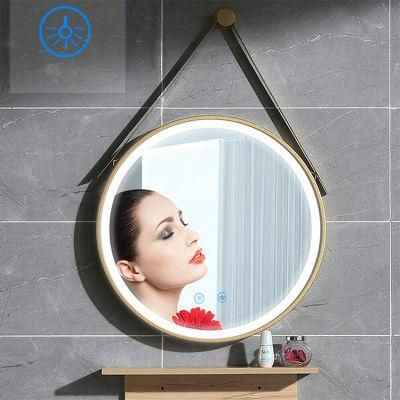 Wall Hanging Round Mirror Factory Smart Household Bathroom IP44 Lighted LED Mirror