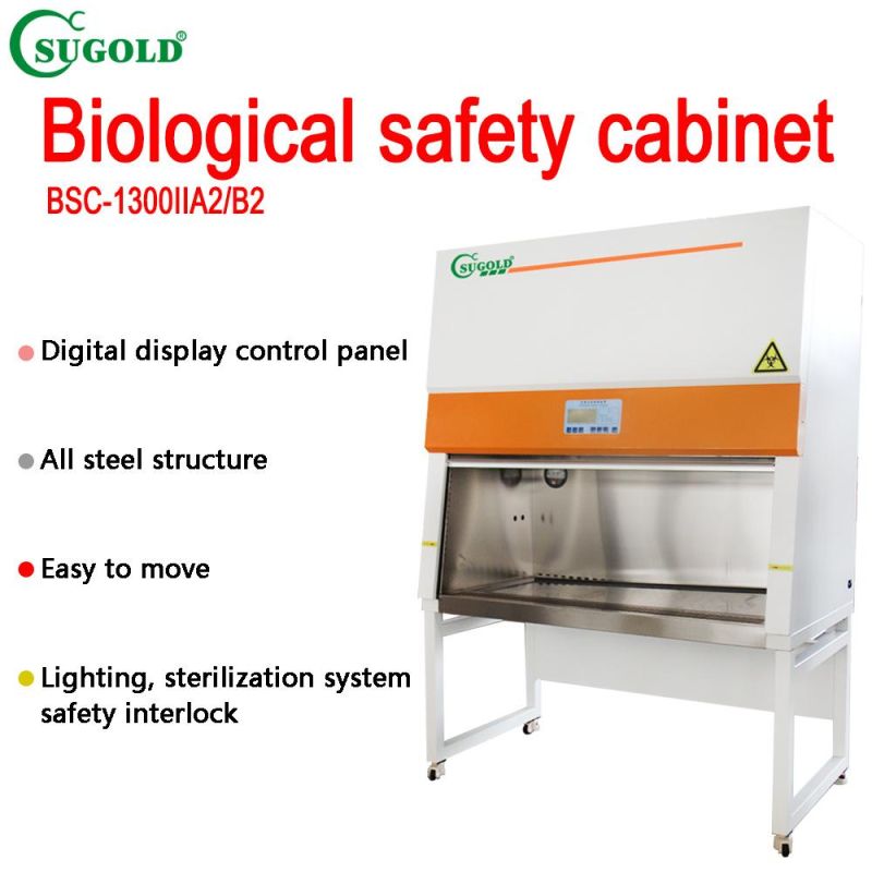 Class II Medical 100% Exhaust Biological Safety Cabinet (BSC-1300IIB2)