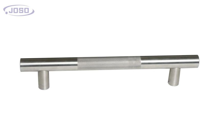 Bright Chrome Mixed Mat Color Puller Glass Pull Handles Stailness Steel Handle T Bar Handle modern Style Hardware Cc302