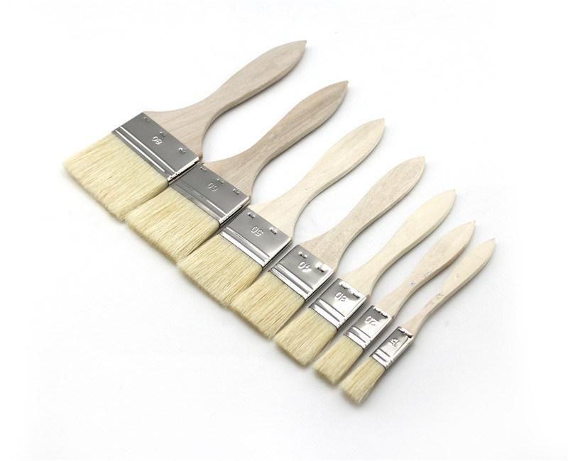 Multi Size Wooden Handle Wide Paint Brush in Guangzhou