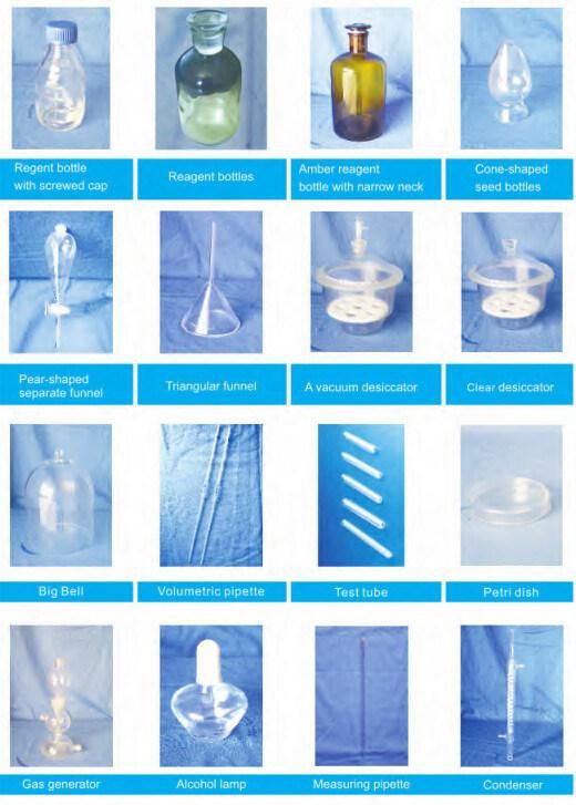 Laboratory Glass Products Lab Equipment Glassware Beaker Flask Cylinder