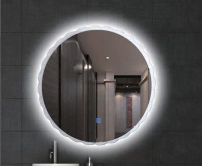 Amazon Professional Hang Backlit Smart CE Bathroom Mirror with LED Light Round Bath LED Mirrors