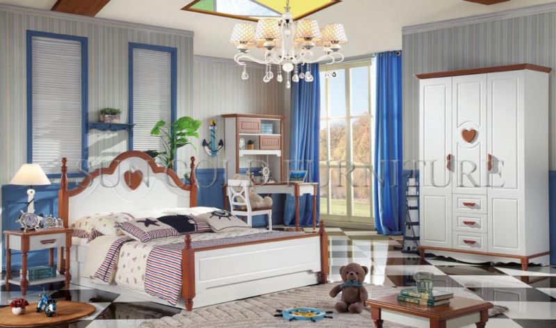 Latest Bedroom Furniture Designs Wooden Bed Models Picture (SZ-BT9907)