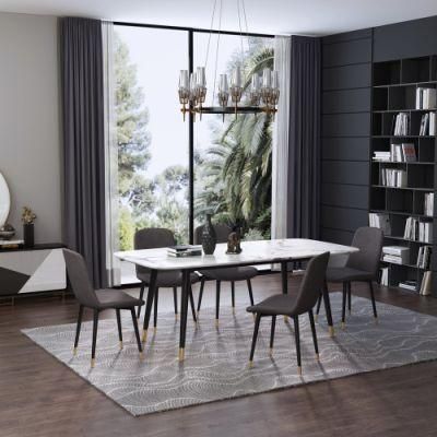 Modern Home Dining Restaurant Furniture Metal Leisure Living Room Chair and Table