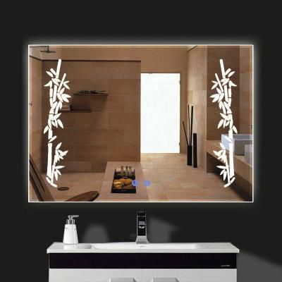 Hotel Bathroom Vanity Touch Sensor Anti-Fog Smart LED Lighted Mirror with Bluetooth