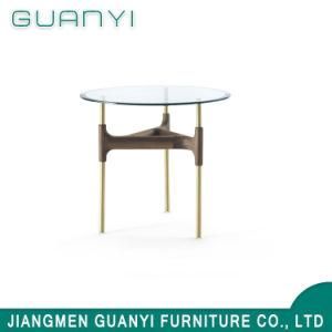 2020 Latest Modern Glass Top Round Coffee Table