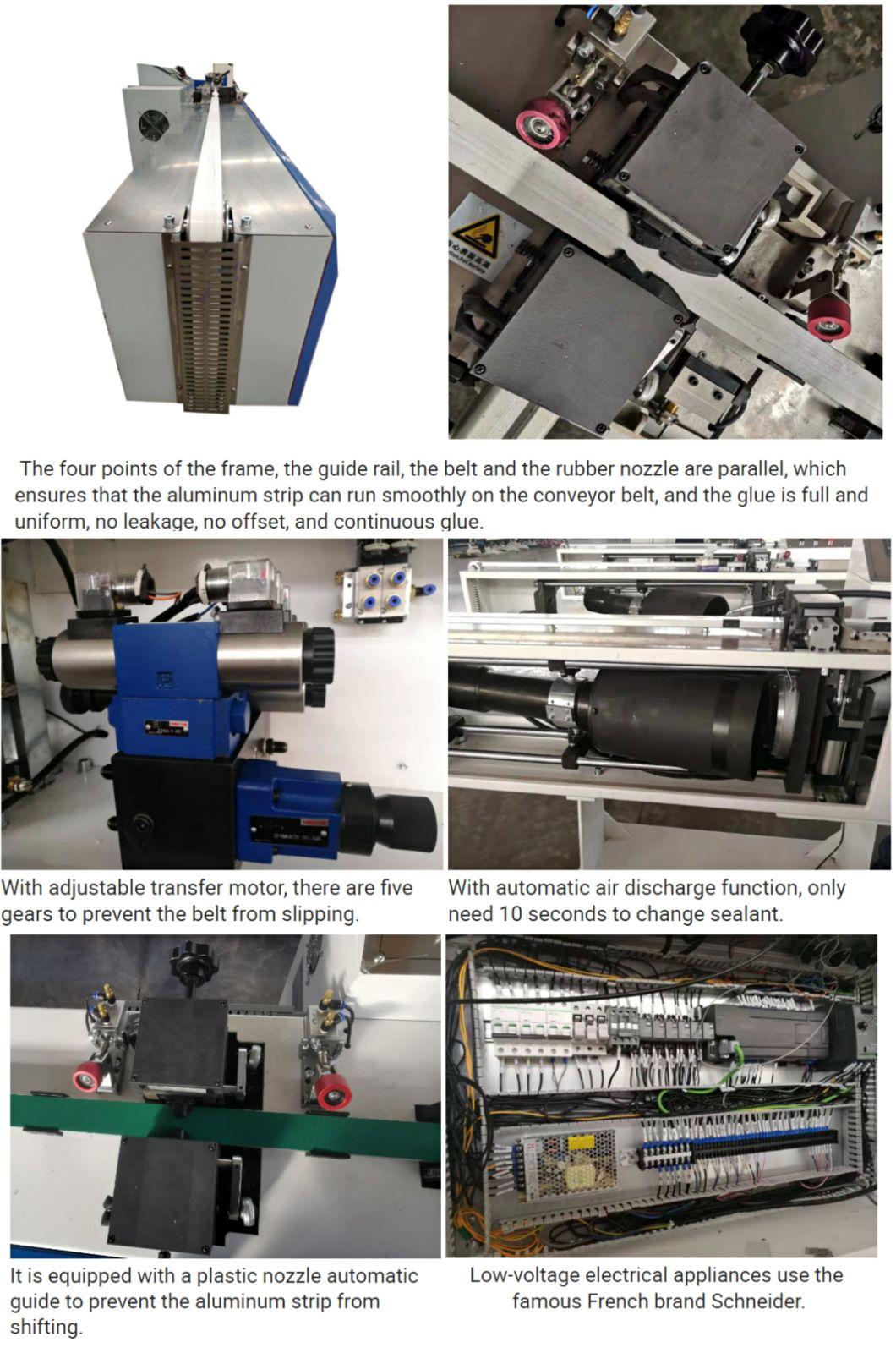 Automatic Insulating Glass Butyl Extruder Machine Double Glazing Butyl Sealant Spreading Machine with Good Quality