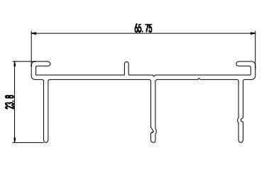 700 Series Sliding Door Material Powder Coating Bronze Charcoal Profile