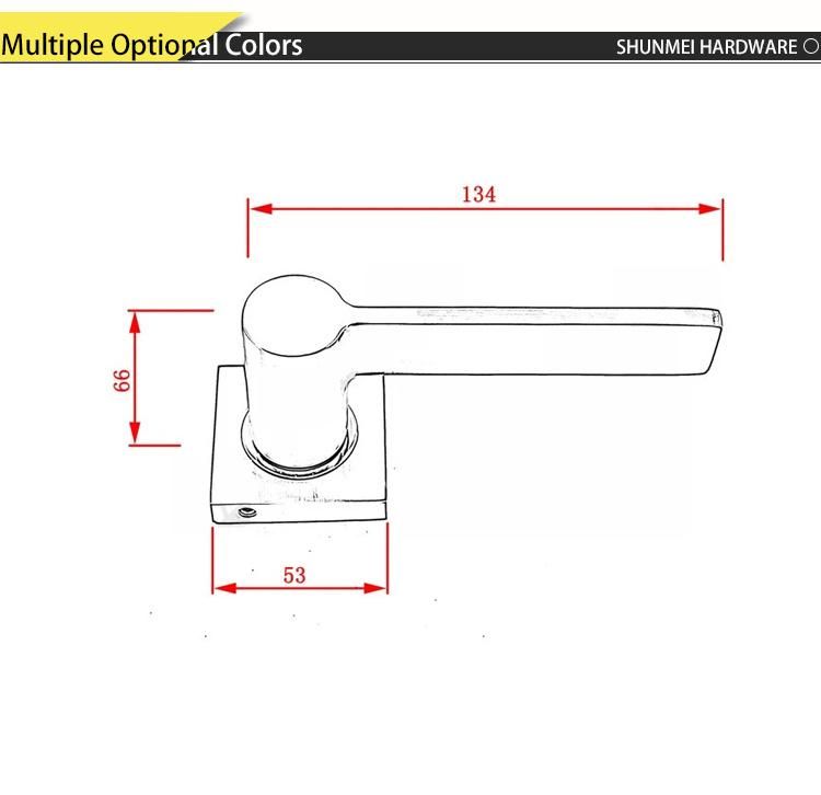 Factory Direct Sale Outdoor Door Handle for Wooden Doors