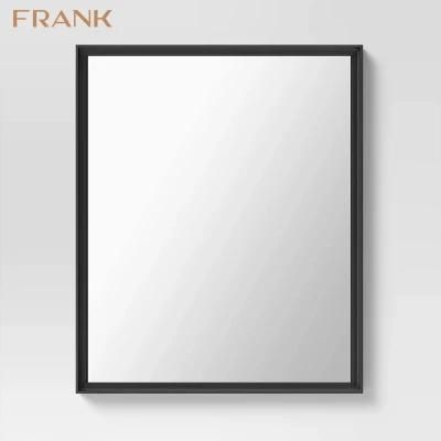 Rectangle Decor Temperature Time Display Illuminated LED Bathroom Mirror