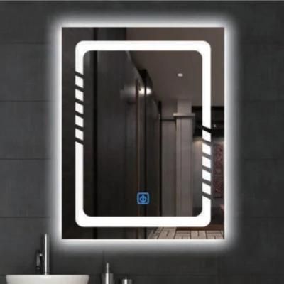 Smart Hotel Bathroom New Product Smart Wall Mirror Makeup LED Lighted Glass Furniture Mirror