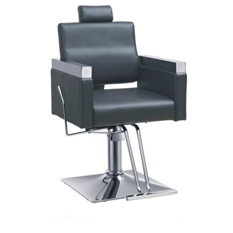 Hl-1127A Salon Barber Chair for Man or Woman with Stainless Steel Armrest and Aluminum Pedal
