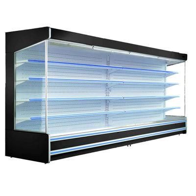 Glass Door Commercial Open Display Chiller Refrigerator 1380L Commercial Refrigerator Showcase Chiller