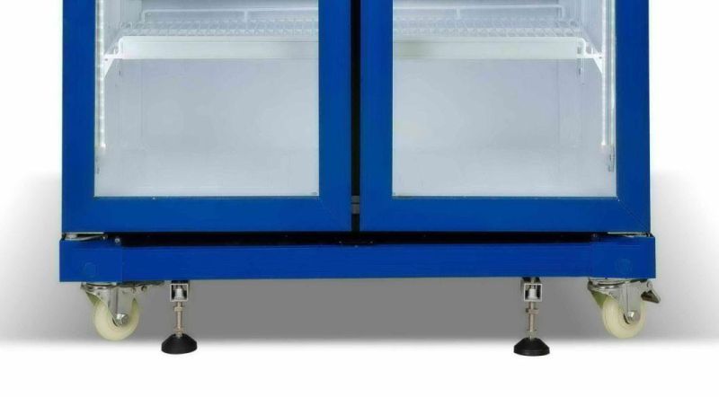 Smeta 560L Double Glass Door No Frost Upright Showcase Cooler