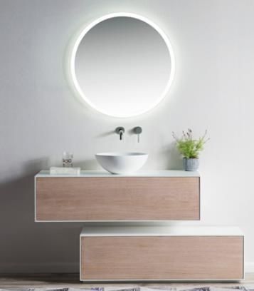 Wall Mounted PVC Bathroom Vanity Cabinet with Modern Hot Designs Home Furniture Decoration