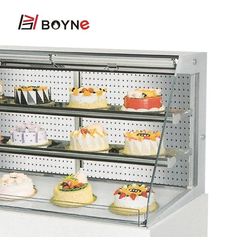 Cake Display Showcase 3 Deck Front Door Pastry Chiller Cabinet
