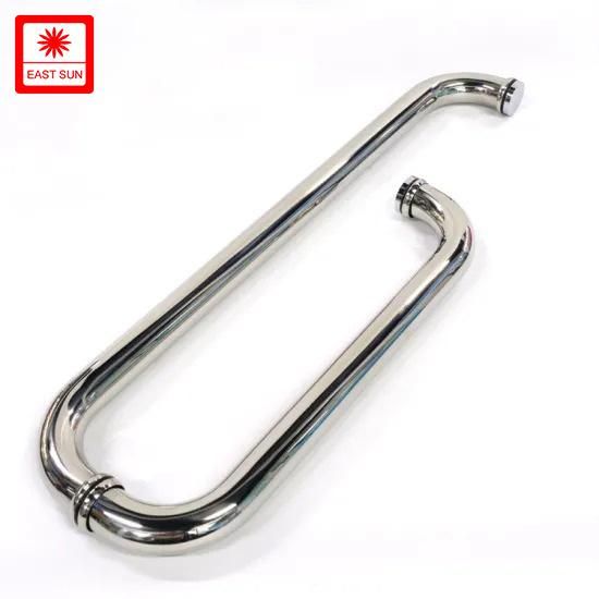 Stainless Steel Pull Handle Bathroom Glass Door Hardware Accessories Shower Door Handle (pH-049)