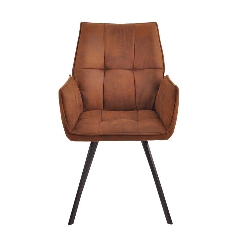 High Quality Modern Restaurant Dining Furniture Armrest Chair Modern Fabric Dining Chair