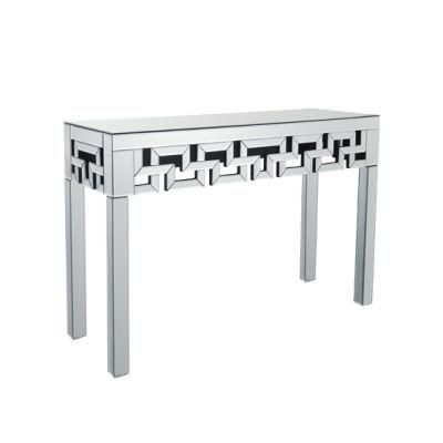 Mirrored Furniture Wholesale Silver Glass Console Table
