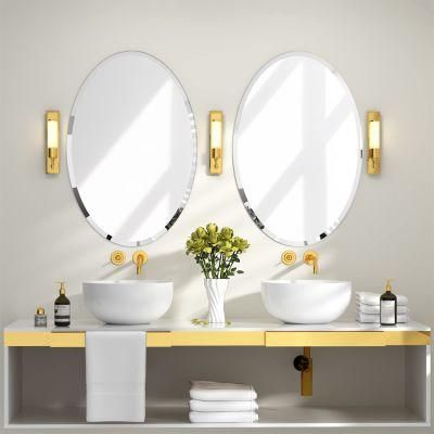 Easy to Maintenance Diamond Shape China Factory Frameless Bathroom Mirror