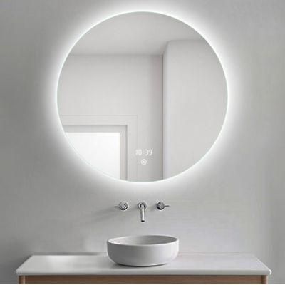 Jinghu China Factory Round Decorative LED Mirror Bath LED Illuminated Lighted Mirror Home Furniture