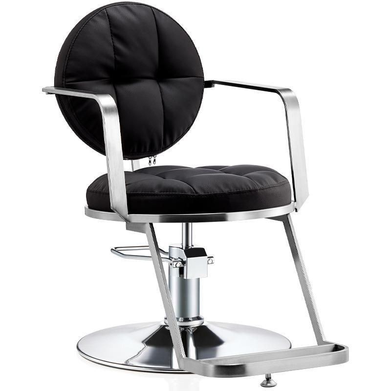 Hl-7248A Salon Barber Chair for Man or Woman with Stainless Steel Armrest and Aluminum Pedal