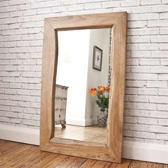 3 4 5 6mm Classical Wood Frame Dressing Mirror with OEM Service