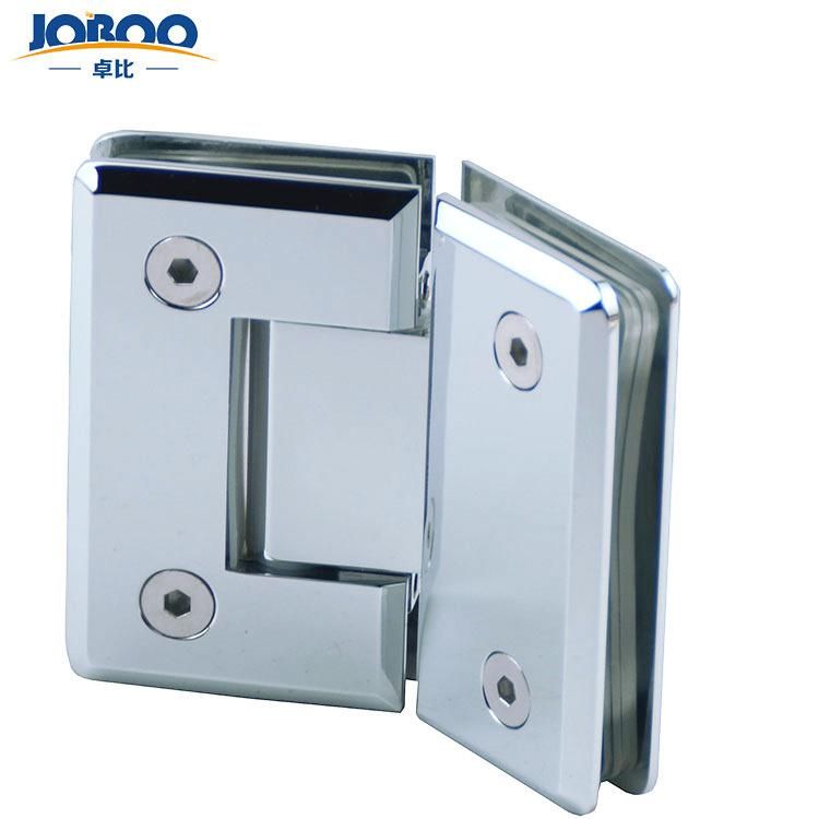 Frameless Copper Shower Door 135 Degree Glass Hinge Bathroom Small Hinge for Frameless Shower Screen