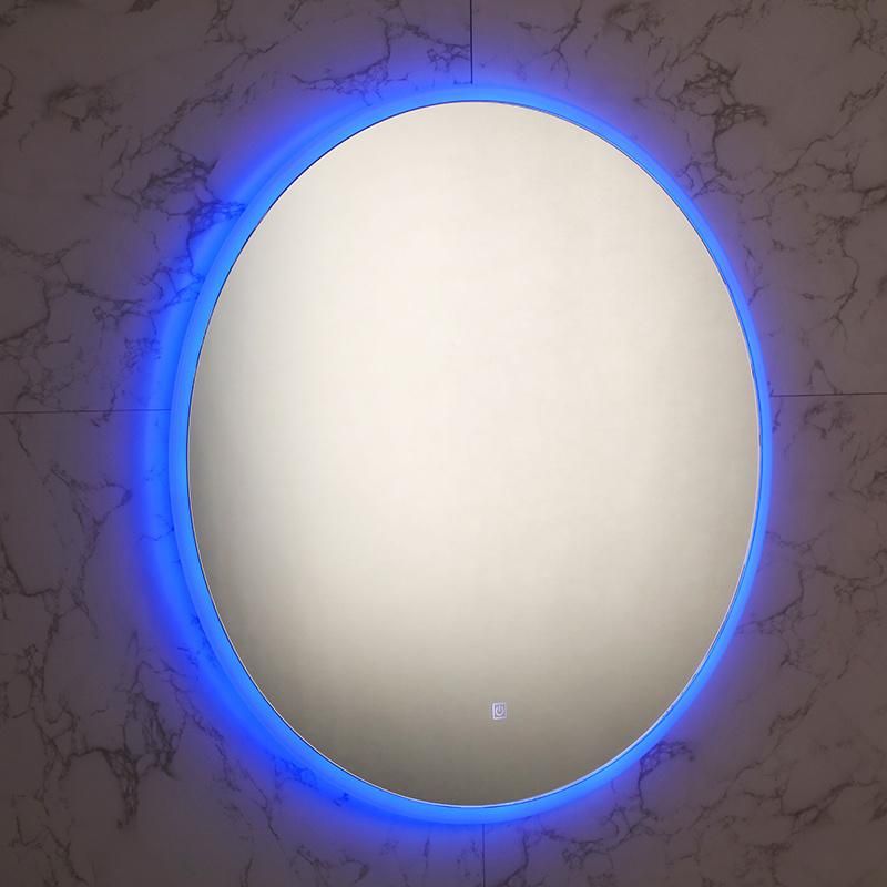 Customized Jh Glass Magnified China Bath LED Smart Backlit Furniture Silver Mirror