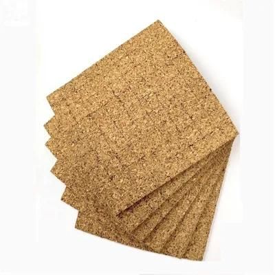 25*25*6+1mm Cork Cushion Pads Mat with Cling Foam for Industrial Glass on Sheets-25*25*6+1mm