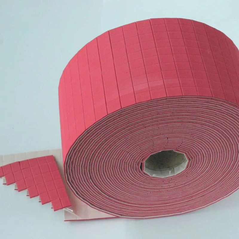 18mm*18mm*4mm+1mm Glass Pad Roll Foam Glass Protecting Adhesive Glass Separator Cork Pads