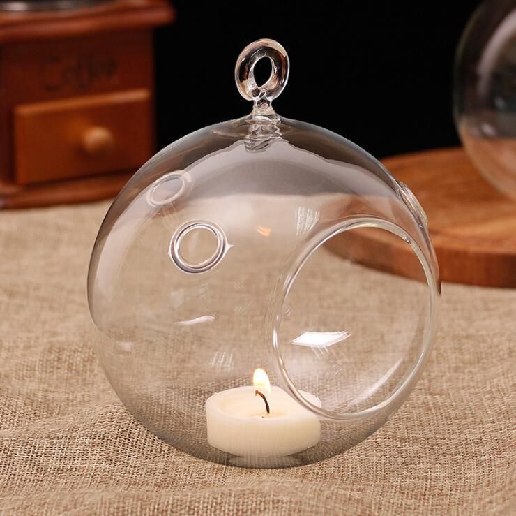 Vss High Borosilicate Ball Hanging Glass Candle Holder for Tealight