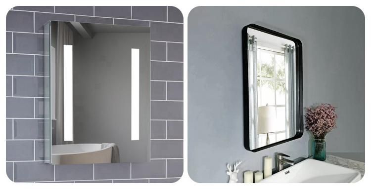 Wall Mounted Bathroom Vanity LED Lighted Mirror with Cosmetic Magnify Mirror