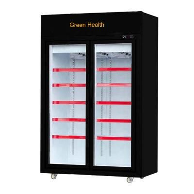 Commercial Glass Door Display Cooler Drinks Fridge Used Refrigerated Showcase