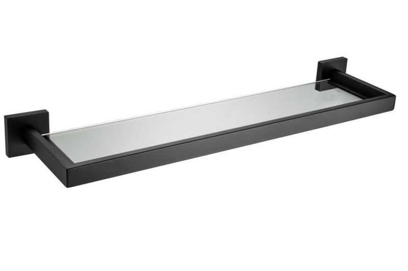 Bathroom Accessories Stainless Steel 304 Glass Shelf, Wall Mounted Bathroom Shelf