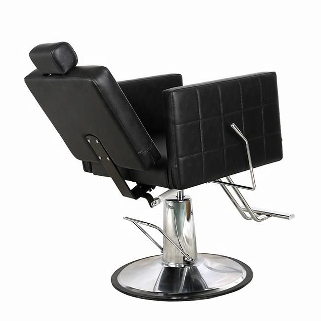 Hl-1151 Salon Barber Chair for Man or Woman with Stainless Steel Armrest and Aluminum Pedal