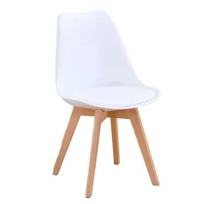 Modern Home Restaurant Bar Hotel Furniture Plastic Banquet Wedding Wooden Plastic Dining Chair for Garden