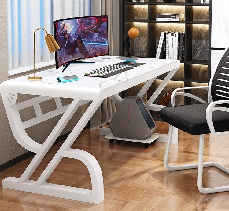 Computer Desk Desktop Simple Desk Simple Modern Tempered Glass Table