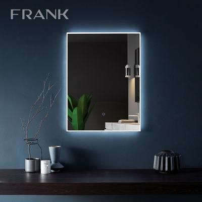 Rectangle Bathroom Mirror with LED Warm and Cool Light