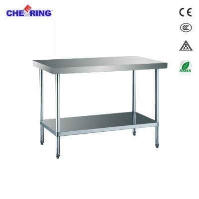 Cheering Commercial Assembling Stainless Steel Kitchen Worktable